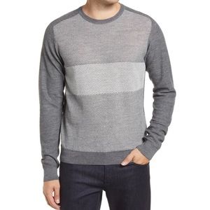 Robert Barakett Lakeshore Wool Blend Crewneck Sweater